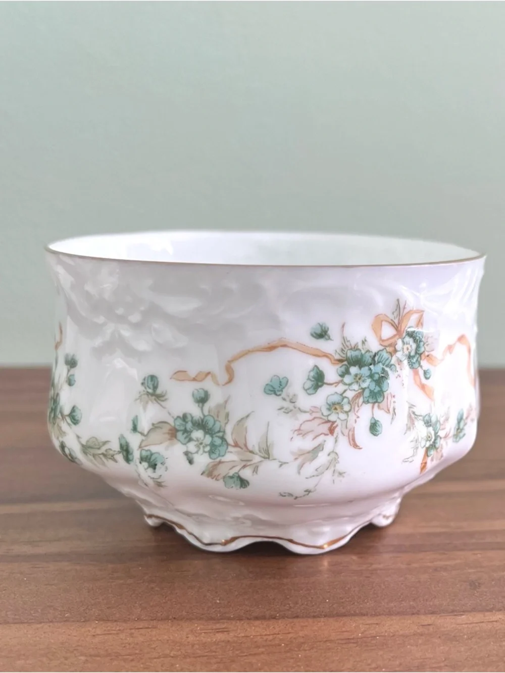 Antique Porcelain Tea Cup & Saucer Eglantine by Hermann Ohme Germany - Picture 5 of 8